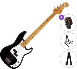 Baixo de 4 cordas SX SPB57+ Standard SET Black Baixo de 4 cordas