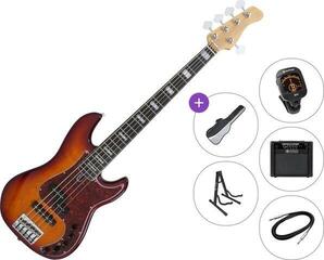 5 strunska bas kitara Sire Marcus Miller P7 Alder-5 (2nd Gen) Premium SET Tobacco Sunburst 5 strunska bas kitara