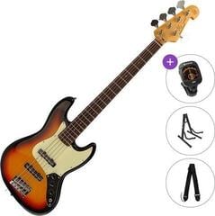 5 strunska bas kitara SX SJB62/5 Standard SET 3-Tone Sunburst 5 strunska bas kitara
