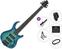5 strunska bas kitara Sire Marcus Miller M5 Swamp Ash-5 2nd Gen Premium SET Transparent Blue 5 strunska bas kitara