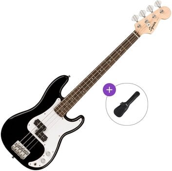 4-string Bassguitar Fender Squier Mini Precision Bass IL Basic SET Black 4-string Bassguitar - 1