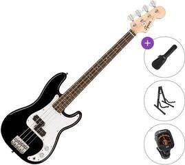 4-strenget basguitar Fender Squier Mini Precision Bass IL Standard SET Black 4-strenget basguitar