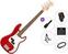 Električna bas kitara Fender Squier Mini Precision Bass IL Premium SET Dakota Red Električna bas kitara