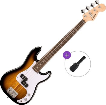 Električna bas kitara Fender Squier Mini Precision Bass LRL Basic SET 2-Color Sunburst Električna bas kitara - 1