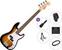 Električna bas kitara Fender Squier Mini Precision Bass LRL Premium SET 2-Color Sunburst Električna bas kitara