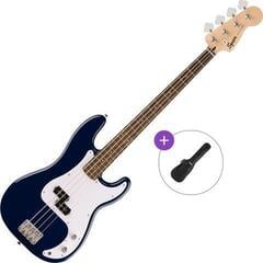 4-strengs bassgitar Fender Squier Sonic Precision Bass LRL Basic SET Midnight Blue 4-strengs bassgitar