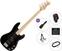 Električna bas kitara Fender Squier Affinity Series Precision Bass PJ MN BPG Premium SET Black Električna bas kitara