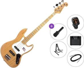 Električna bas kitara SX SJB75 Premium SET Natural Električna bas kitara