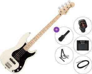 Električna bas kitara Fender Squier Affinity Series Precision Bass PJ MN BPG Premium SET Olympic White Električna bas kitara