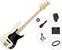 Električna bas kitara Fender Squier Affinity Series Precision Bass PJ MN BPG Premium SET Olympic White Električna bas kitara
