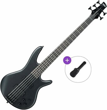 5-strenget basguitar Ibanez GSR205B-WK Basic SET Weathered Black 5-strenget basguitar - 1