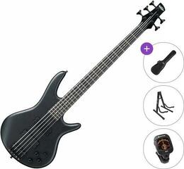 5-strenget basguitar Ibanez GSR205B-WK Standard SET Weathered Black 5-strenget basguitar