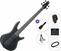 5-strenget basguitar Ibanez GSR205B-WK Premium SET Weathered Black 5-strenget basguitar