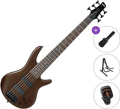 6 strunska bas kitara Ibanez GSR206B-WNF Standard SET Walnut Flat 6 strunska bas kitara - 1