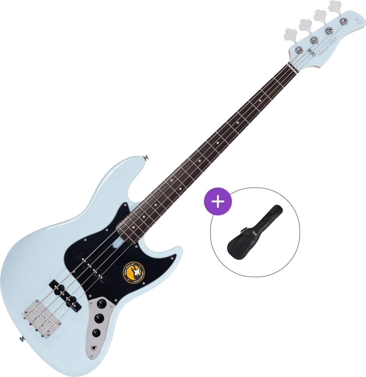 Električna bas kitara Sire Marcus Miller V3P-4 Basic SET Sonic Blue Električna bas kitara