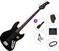 4-strenget basguitar Sire Marcus Miller V3P-4 Premium SET Black Satin 4-strenget basguitar