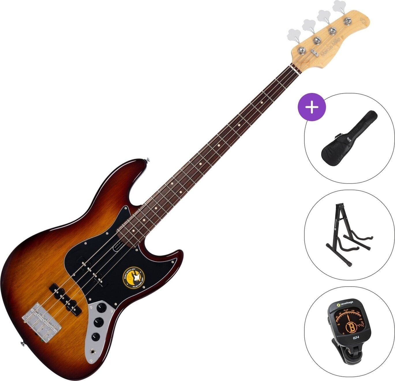 4-strenget basguitar Sire Marcus Miller V3P-4 Standard SET Tobacco Sunburst 4-strenget basguitar