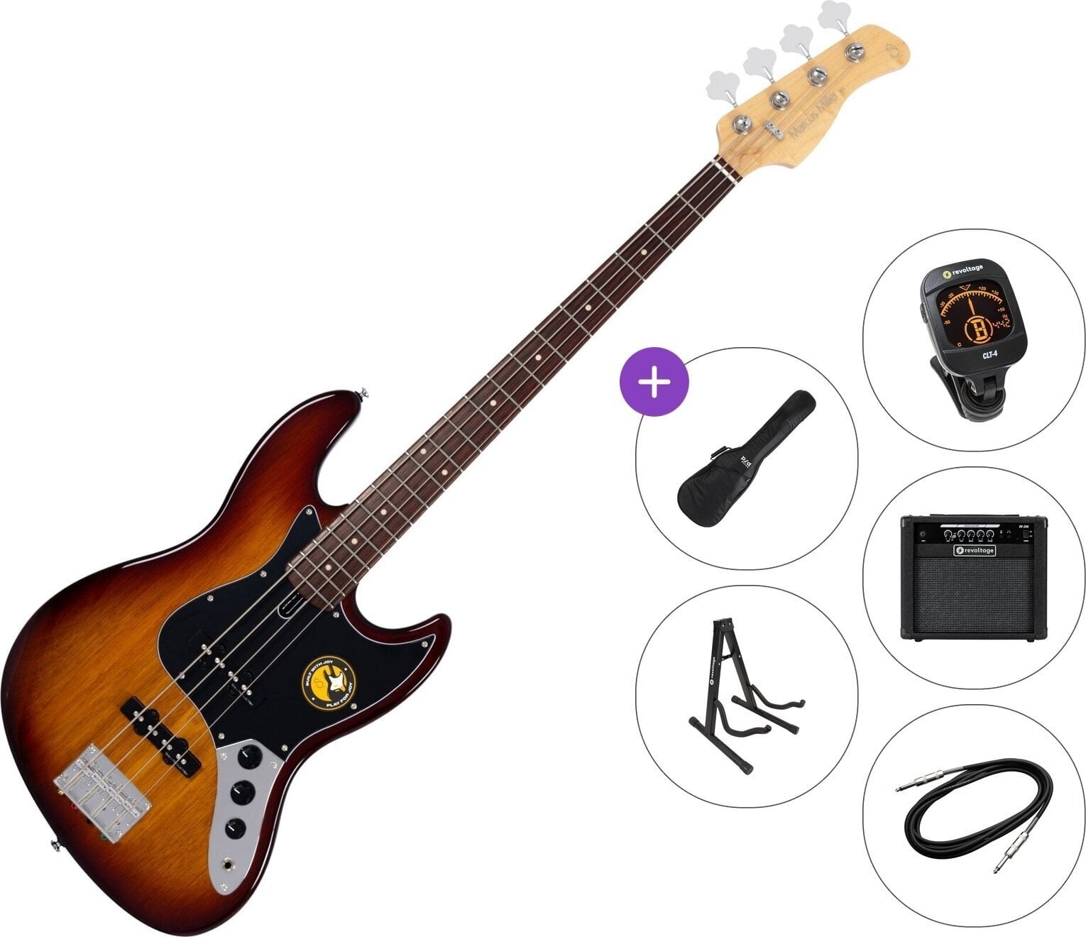4-strenget basguitar Sire Marcus Miller V3P-4 Premium SET Tobacco Sunburst 4-strenget basguitar