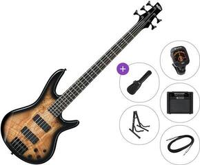 5-струнна бас китара Ibanez GSR205SM-NGT Premium SET Natural Grey Burst 5-струнна бас китара