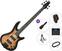 5 strunska bas kitara Ibanez GSR205SM-NGT Premium SET Natural Grey Burst 5 strunska bas kitara