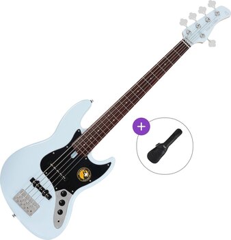5 strunska bas kitara Sire Marcus Miller V3P-5 Basic SET Sonic Blue 5 strunska bas kitara - 1