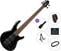 5 strunska bas kitara Cort C5 Deluxe Premium SET Black 5 strunska bas kitara