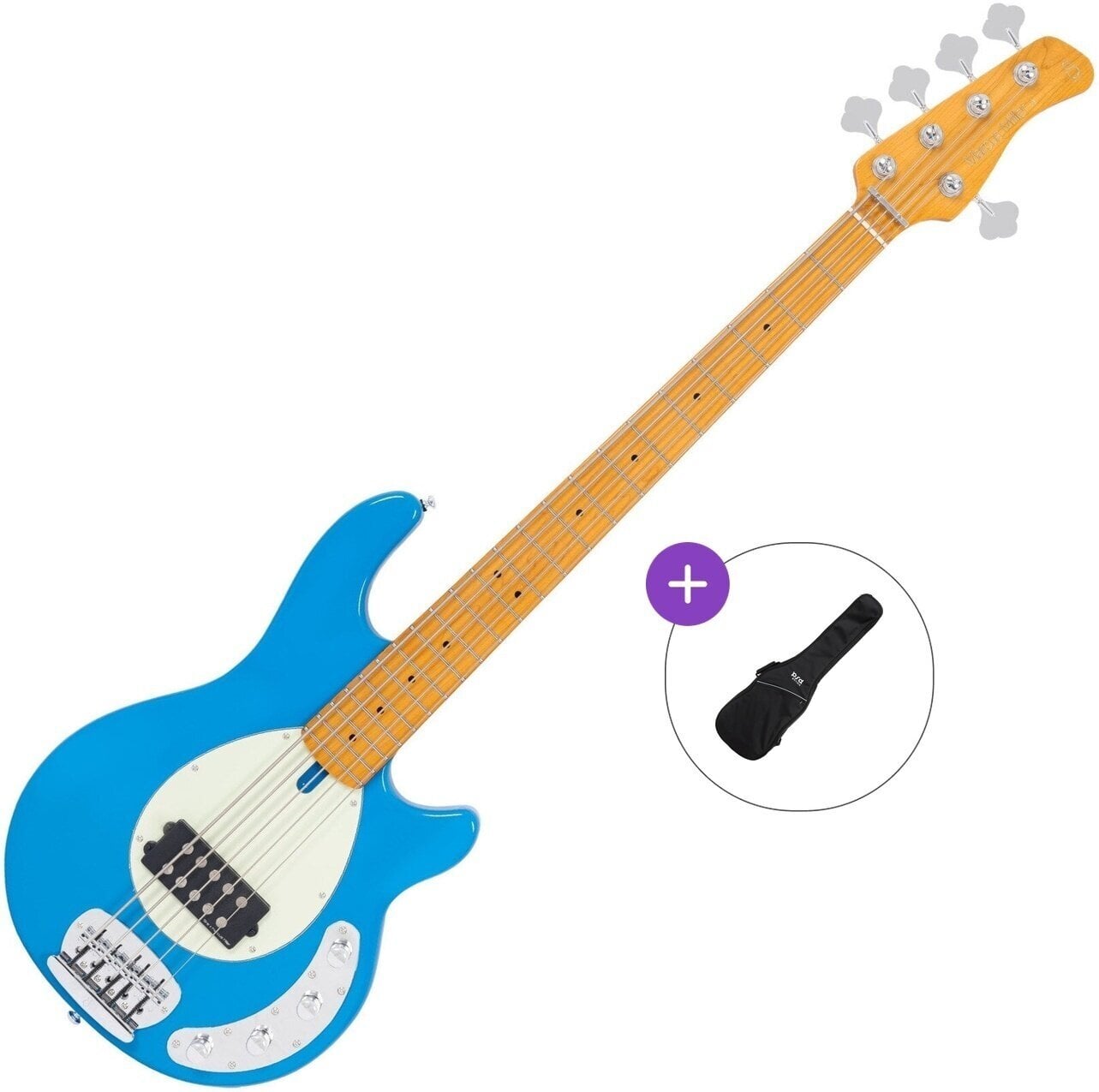 5-strenget basguitar Sire Marcus Miller Z3-5 Basic SET Blue 5-strenget basguitar