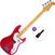 4-string Bassguitar SX SBA2PH Basic SET Rosso Corsa Red 4-string Bassguitar
