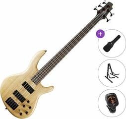 5-strenget basguitar Cort Action DLX V AS Standard SET Open Pore Natural 5-strenget basguitar