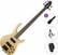 5-strenget basguitar Cort Action DLX V AS Standard SET Open Pore Natural 5-strenget basguitar