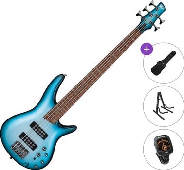 5 žičana bas gitara Ibanez SR305E-DOT Standard SET Deep Ocean Metallic 5 žičana bas gitara - 1