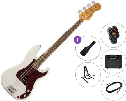Električna bas gitara Fender Squier Classic Vibe '60s Precision Bass IL Premium SET Olympic White Električna bas gitara - 1