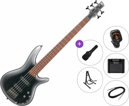 5 žičana bas gitara Ibanez SR305E-MGB Premium SET Midnight Gray Burst 5 žičana bas gitara - 1