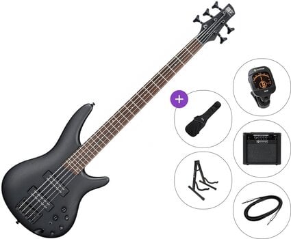 5 žičana bas gitara Ibanez SR305EB-WK Premium SET Weathered Black 5 žičana bas gitara - 1