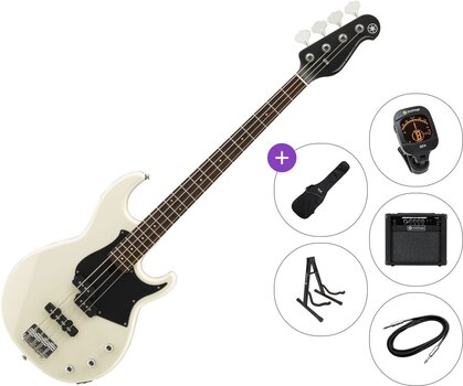 Električna bas gitara Yamaha BB234 RW Premium SET Vintage White Električna bas gitara - 1