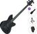 Elektrische basgitaar Ibanez TMB420B-BKF Standard SET Black Flat Elektrische basgitaar