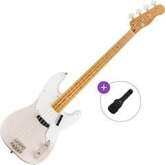 Elektrická baskytara Fender Squier Classic Vibe 50s Precision Bass MN Basic SET White Blonde Elektrická baskytara