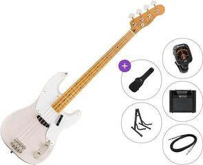 Električna bas kitara Fender Squier Classic Vibe 50s Precision Bass MN Premium SET White Blonde Električna bas kitara