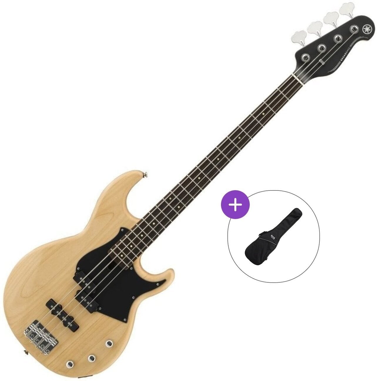 Električna bas kitara Yamaha BB234 RW Basic SET Yellow Natural Satin Električna bas kitara