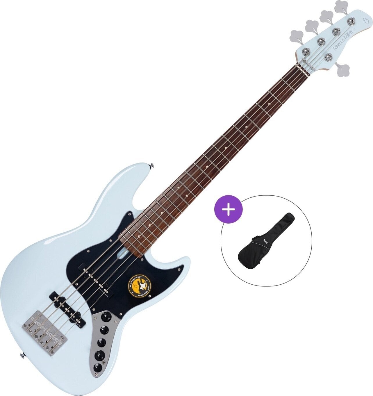 5-snarige basgitaar Sire Marcus Miller V3-5 Basic SET Sonic Blue 5-snarige basgitaar