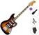 6 strunska bas kitara Fender Squier Classic Vibe Bass VI LRL Standard SET 3-Tone Sunburst 6 strunska bas kitara