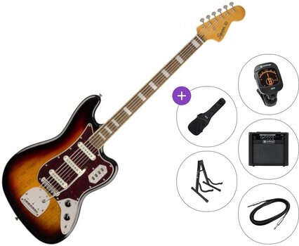 6 strunska bas kitara Fender Squier Classic Vibe Bass VI LRL Premium SET 3-Tone Sunburst 6 strunska bas kitara - 1