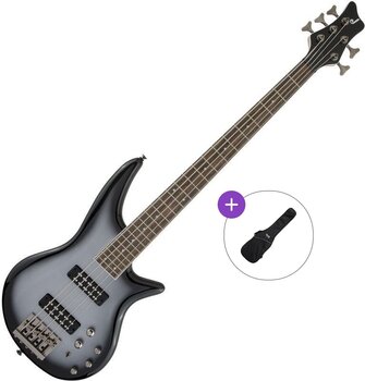 5 strunska bas kitara Jackson JS Series Spectra Bass JS3V IL Basic SET Silverburst 5 strunska bas kitara - 1