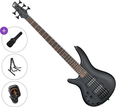 Bas cu 5 corzi Ibanez SR305EBL-WK Standard SET Weathered Black Bas cu 5 corzi - 1