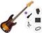 4-strenget basguitar Fender Squier Classic Vibe '60s Precision Bass IL Premium SET 3-Tone Sunburst 4-strenget basguitar