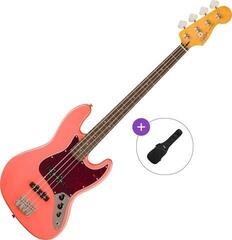 Elektrická baskytara Fender Squier Classic Vibe '60s Jazz Bass LRL Standard SET Tahitian Coral/Frets
