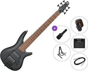 6 strunska bas kitara Ibanez SR306EB-WK Premium SET Weathered Black 6 strunska bas kitara