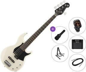 5 žičana bas gitara Yamaha BB235 Premium SET Vintage White 5 žičana bas gitara