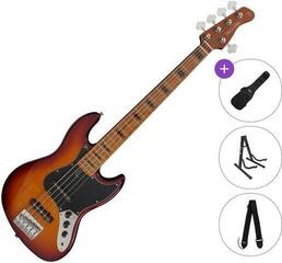 5 strunska bas kitara Sire Marcus Miller V5 Alder-5 Standard SET Tobacco Sunburst 5 strunska bas kitara