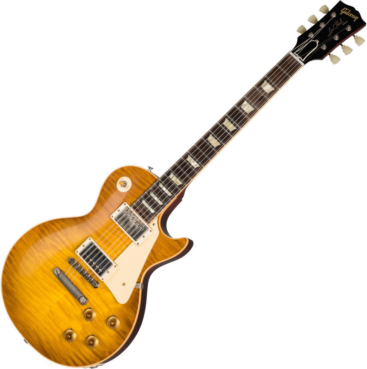 Electric guitar Gibson 60th Anniversary 59 Les Paul Standard VOS Golden Poppy Burst